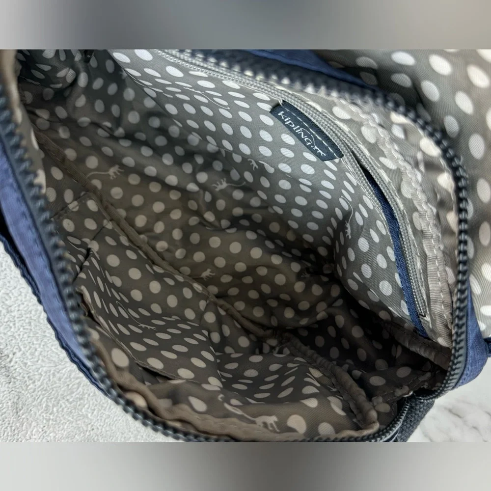 EUC - Kipling Cayleen Crossbody - Dazz Blue - Picture 3 of 4